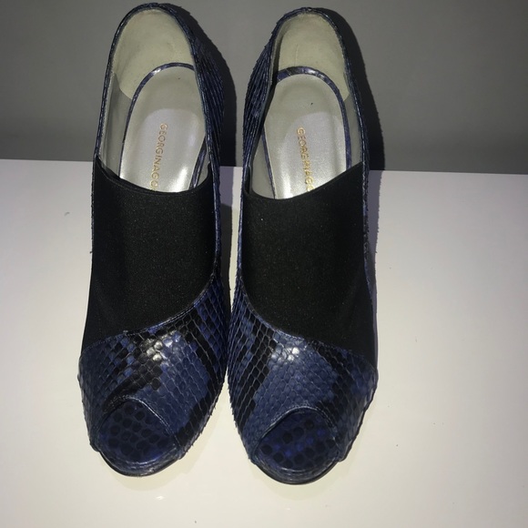 Georgina Goodman Snake Skin Heels size 6 (Eur.36) - Picture 4 of 9